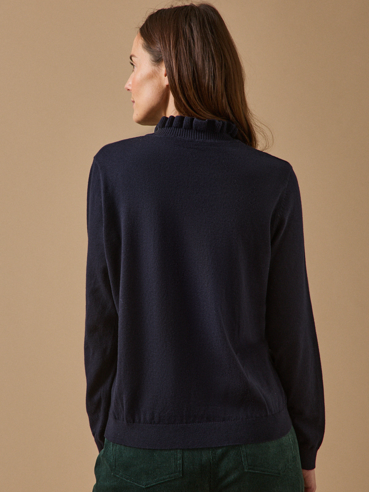 Pull femme coton et laine mérinos RWS*