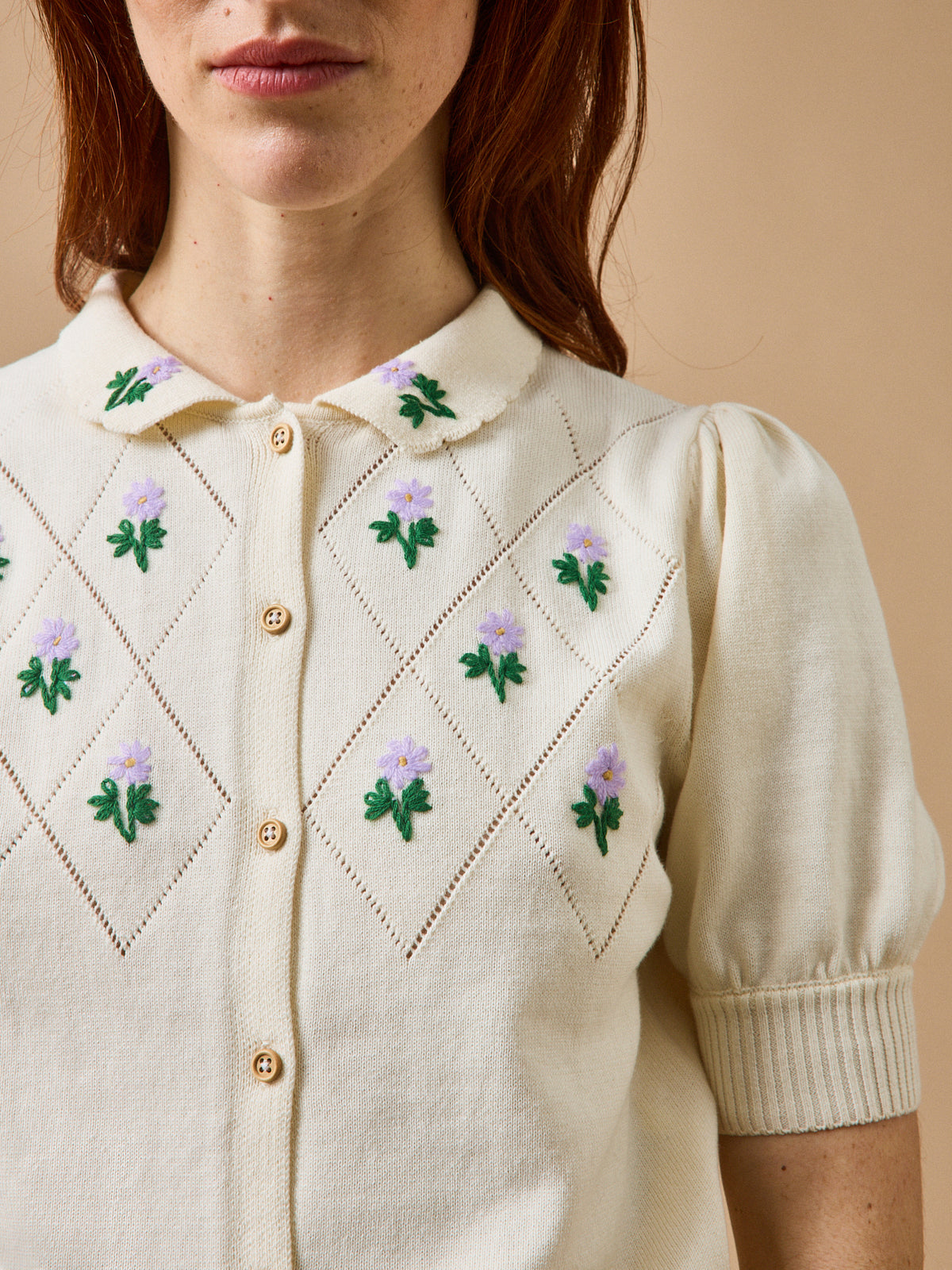Women's embroidered cardigan - Cyrillus x Emile & Ida