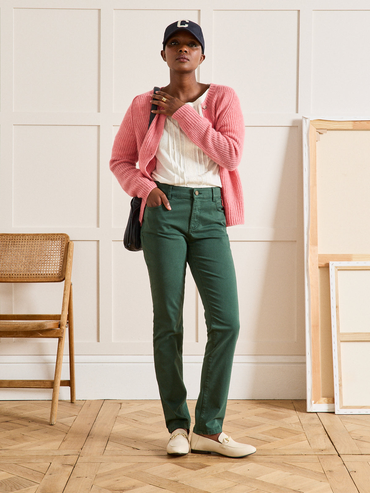 Pantalon slim couleur femme Chloé