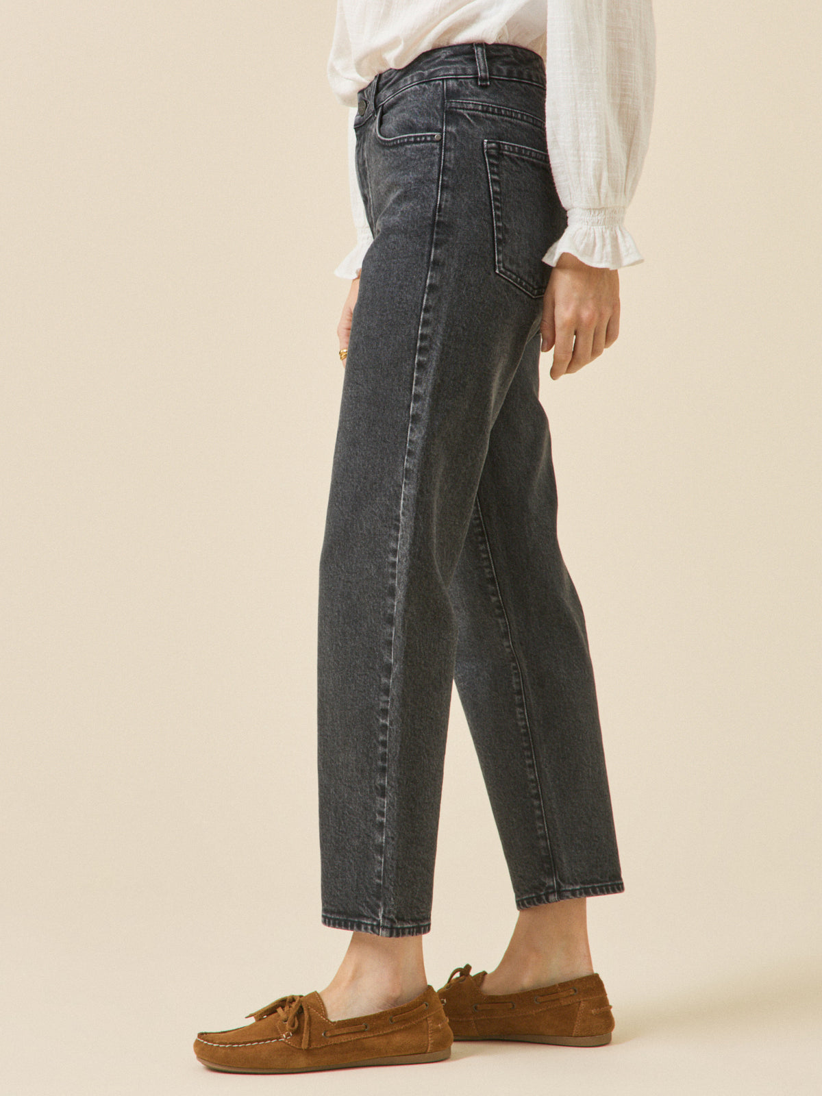 Jean mom femme Claire coton biologique