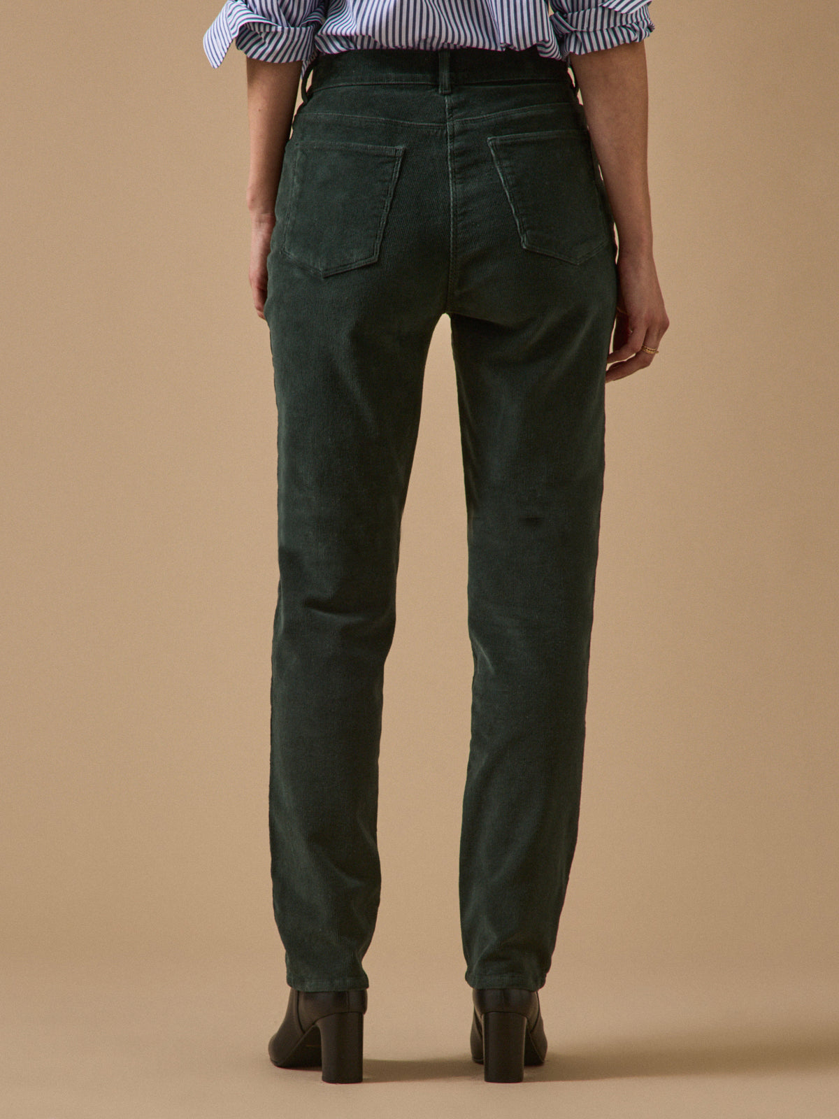 Women's Chloe slim-fit needlecord trousers