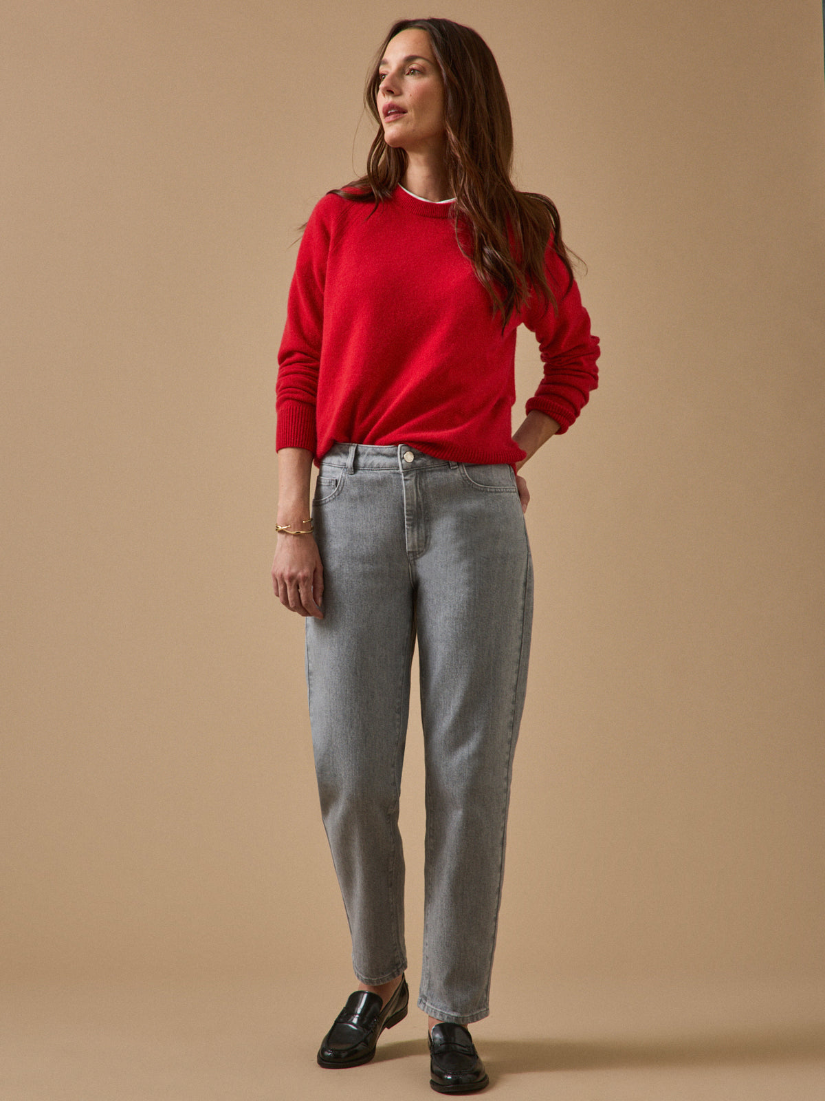 Jean mom femme Claire coton biologique