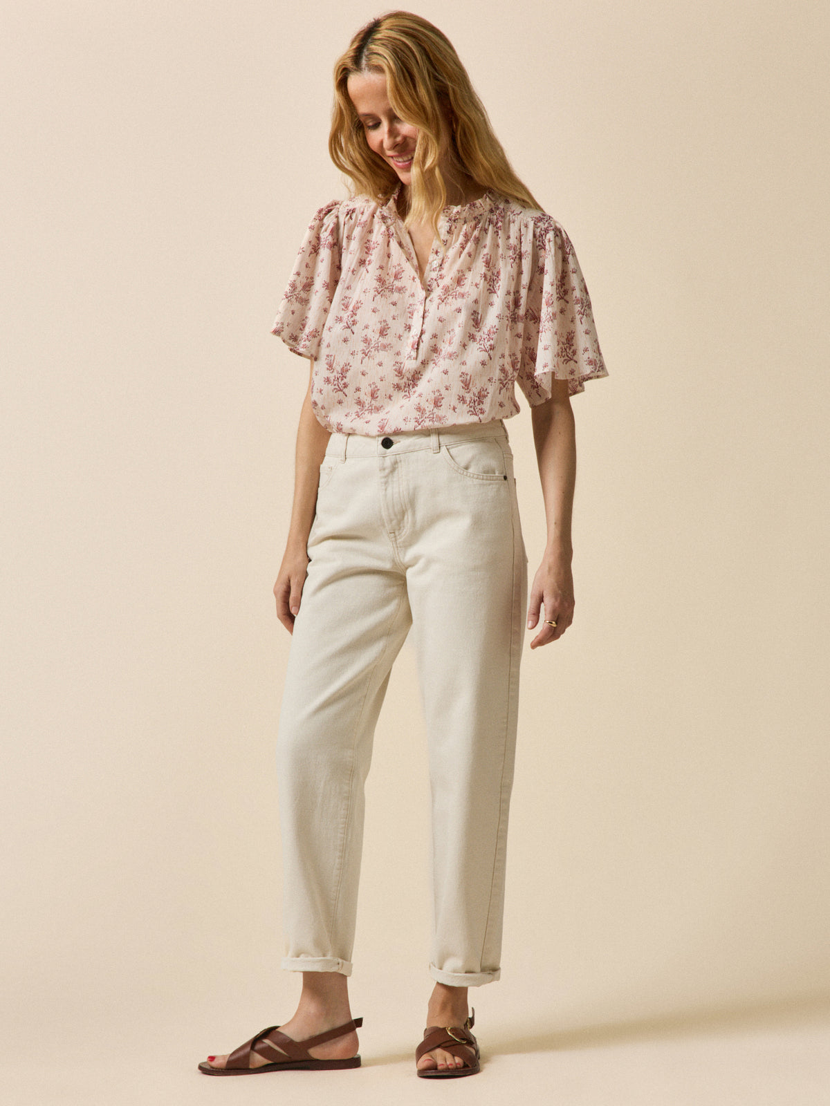 Jean mom femme Claire coton biologique
