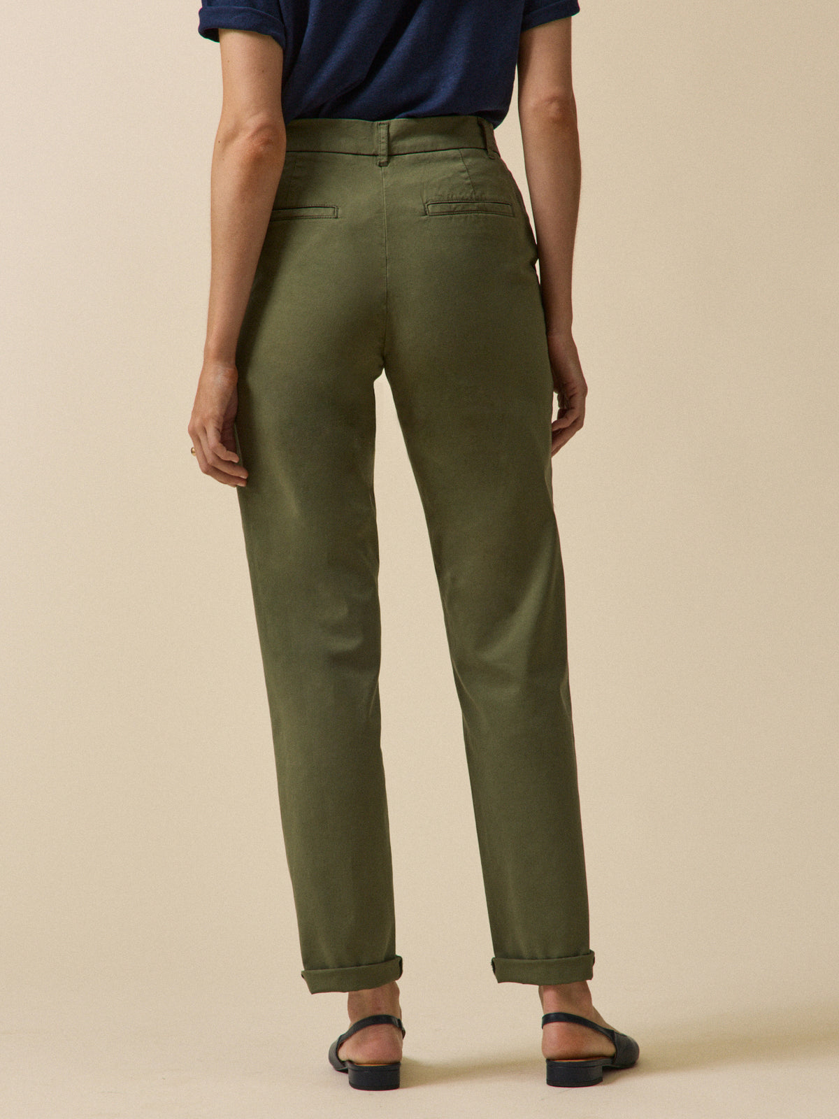 Pantalon chino femme coton biologique Noemie