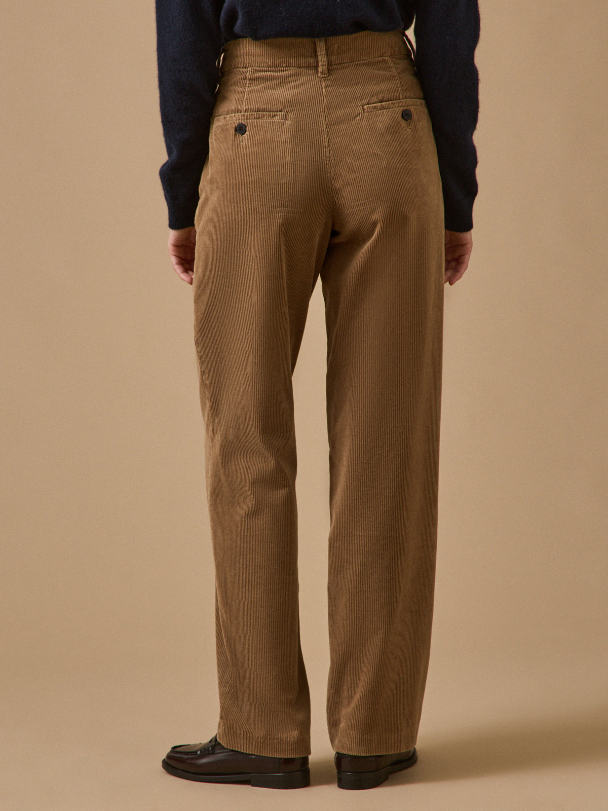 Pantalon chino velours femme Marina