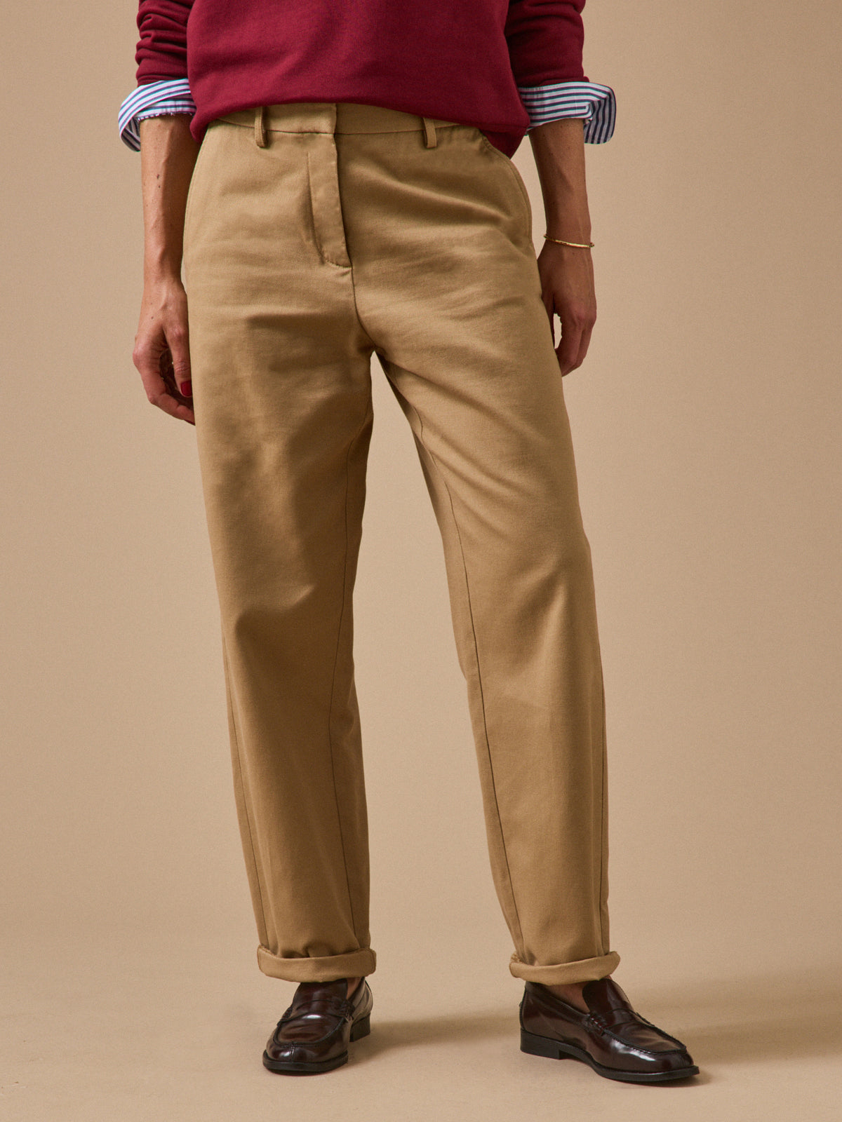 Pantalon chino femme Marina