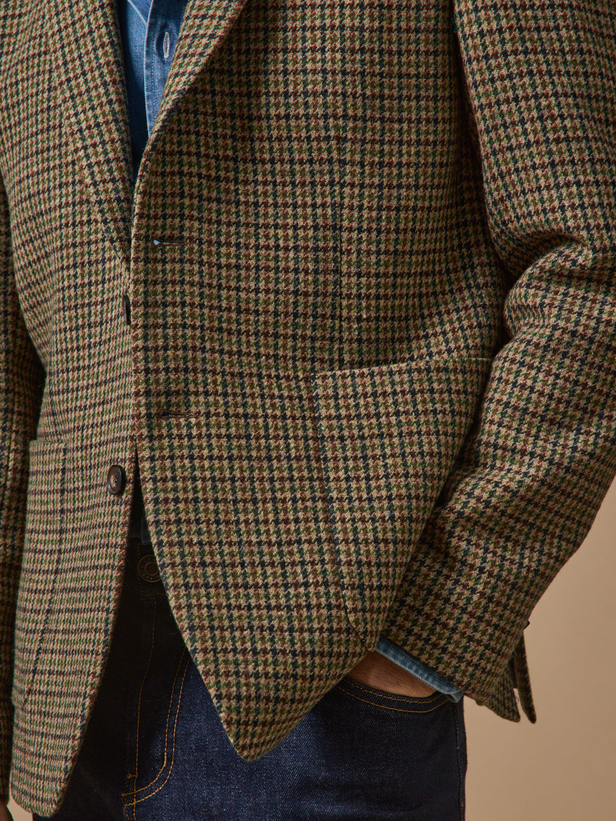 Men's twill blazer