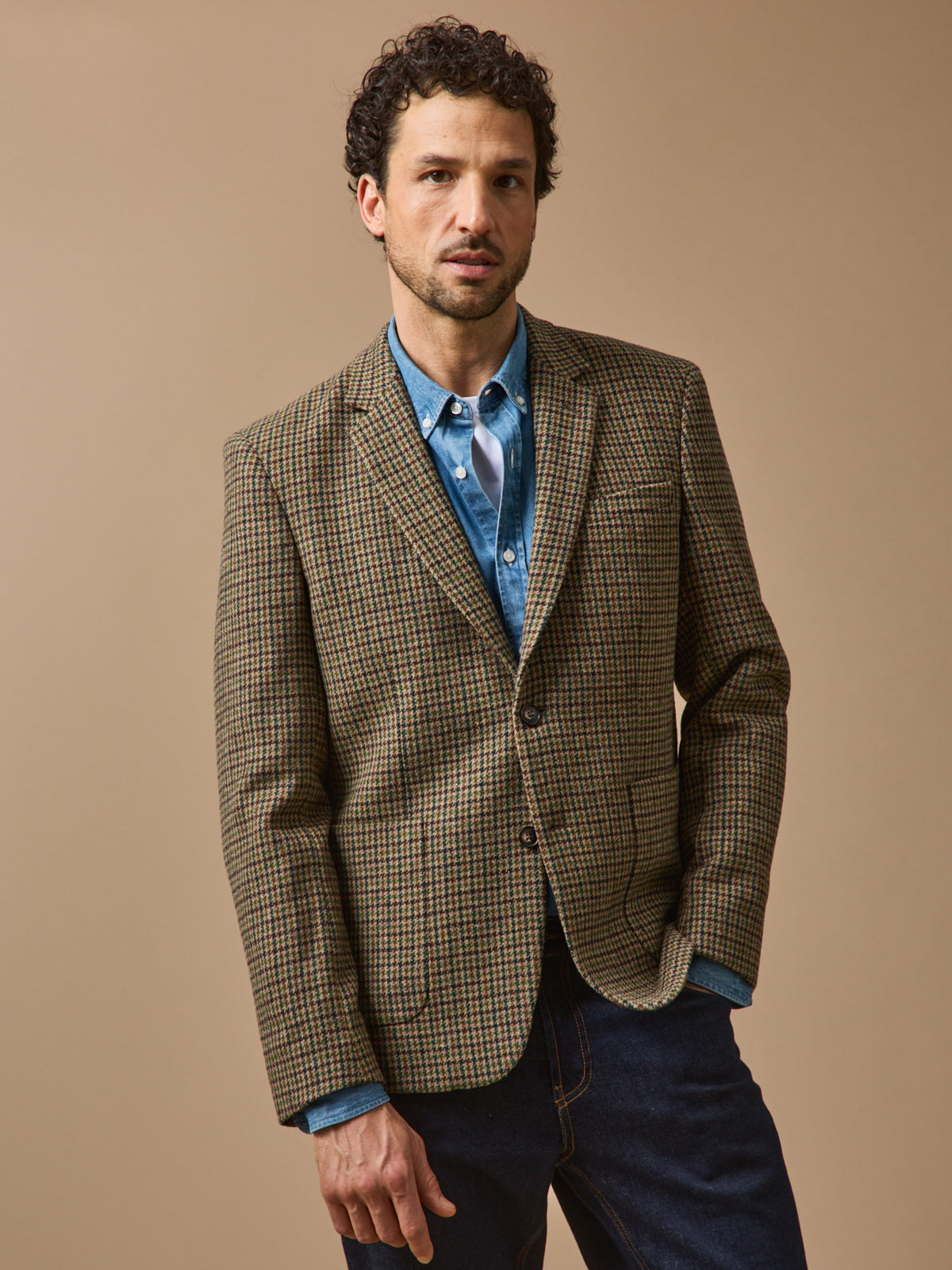 Men's twill blazer
