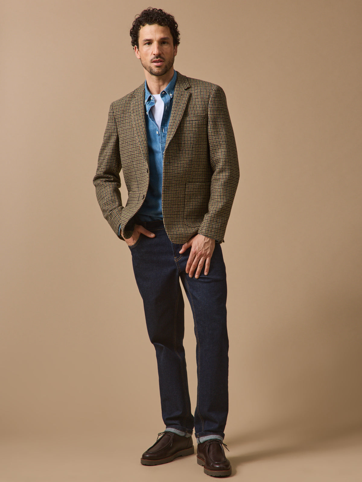 Men's twill blazer