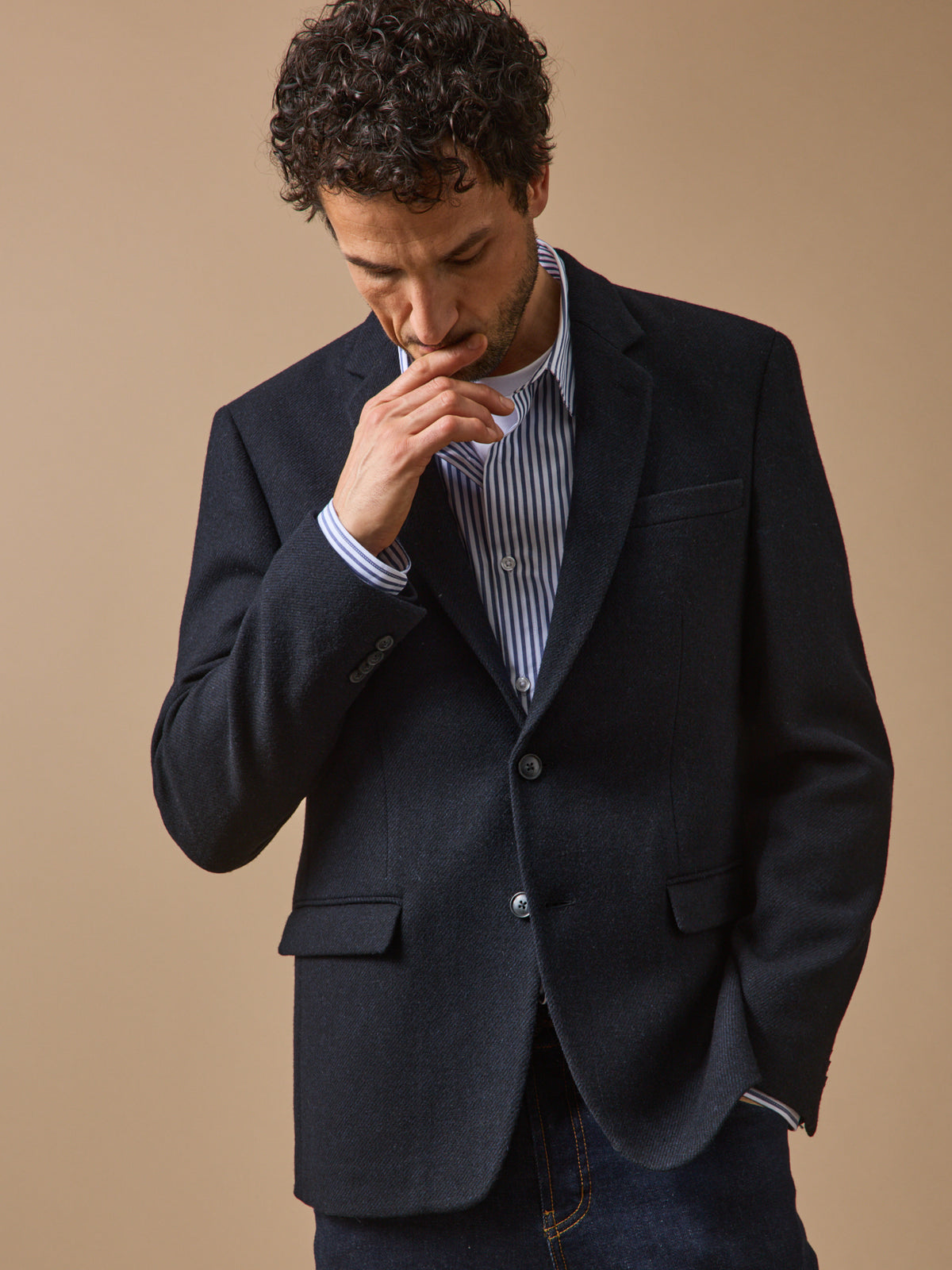 Blazer laine homme