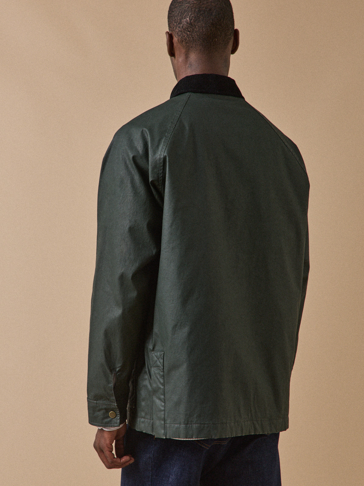 Veste homme coton enduit