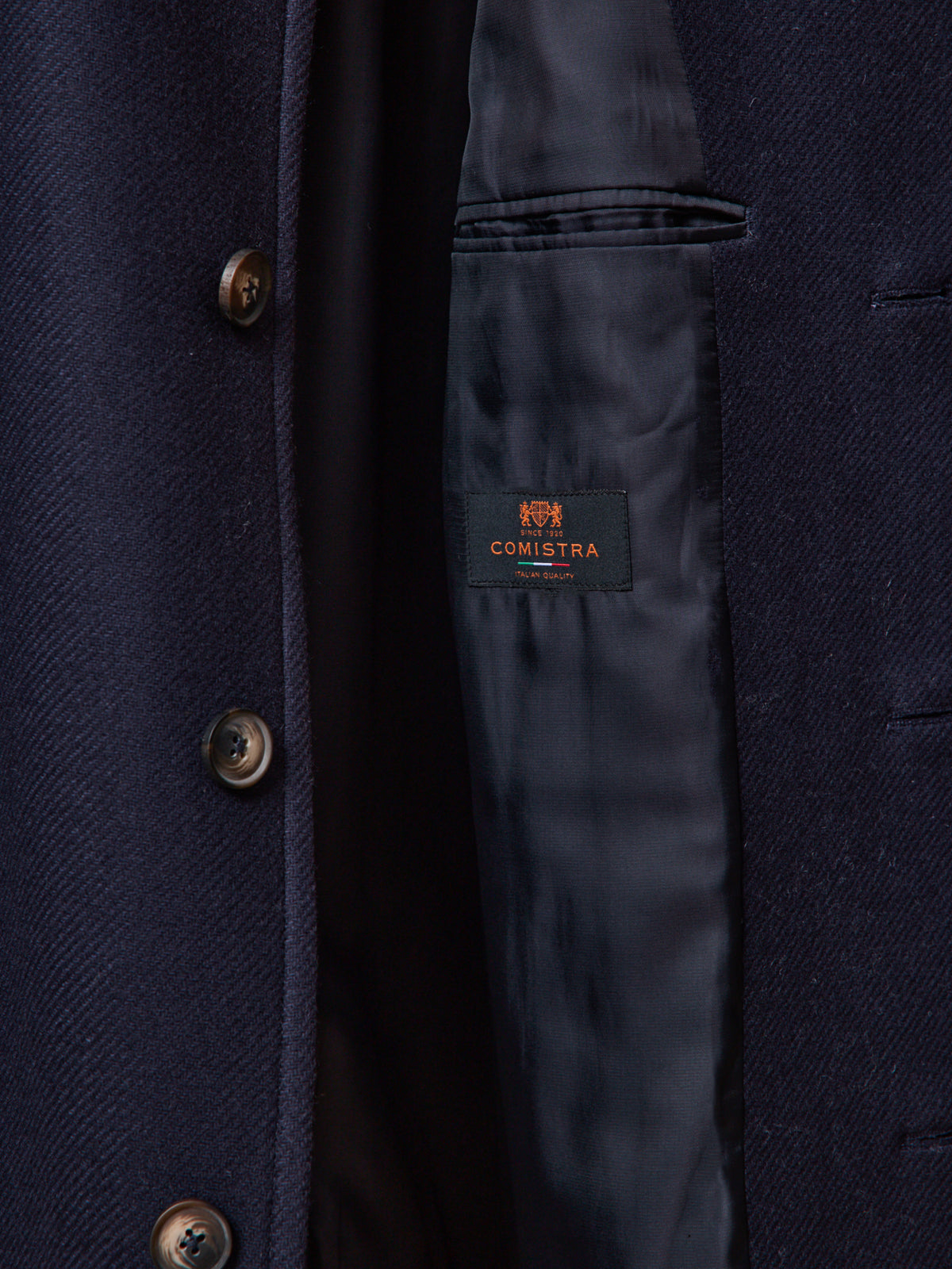Men's woolen top coat