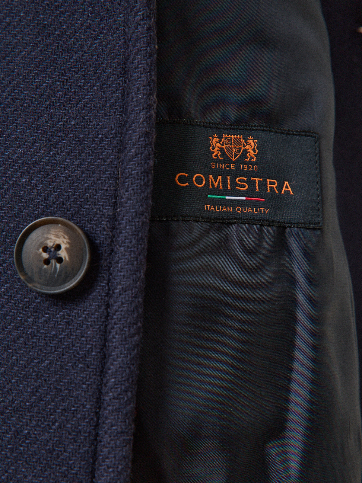 Men's woolen top coat