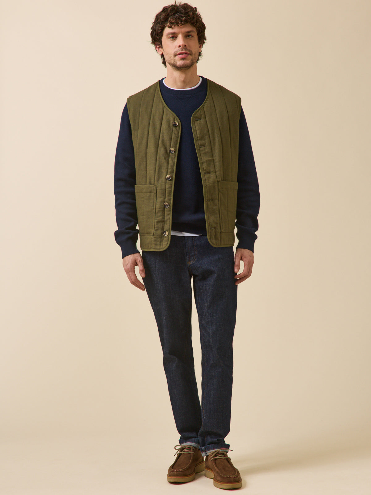 Men's sleeveless jacket