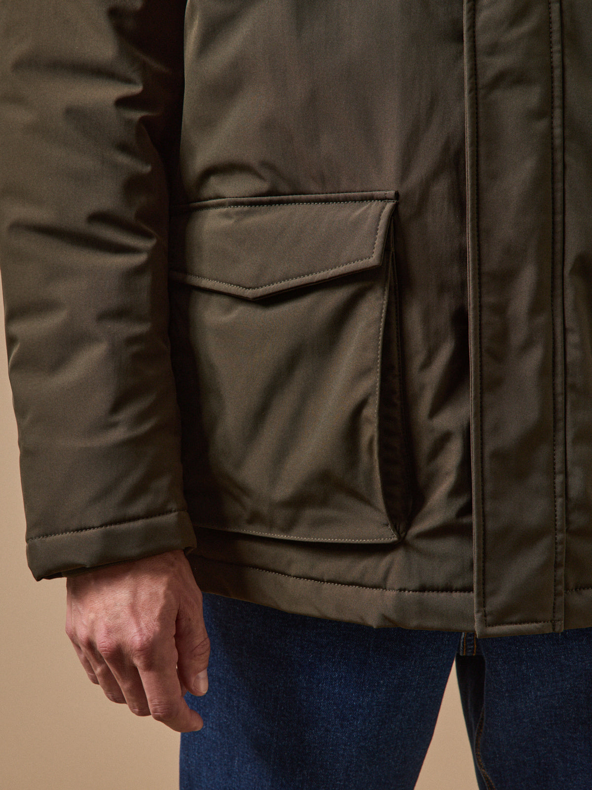 Parka courte homme