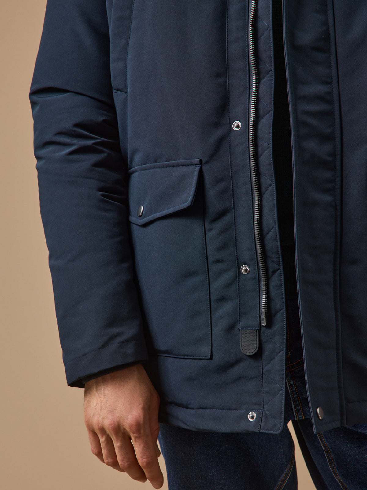 Parka mi-longue homme
