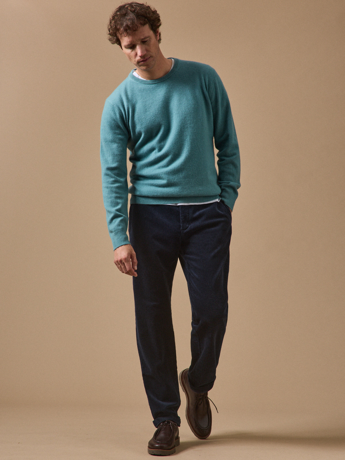 Chino velours regular homme