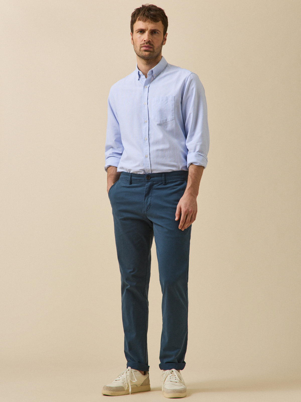 Chino gabardine homme