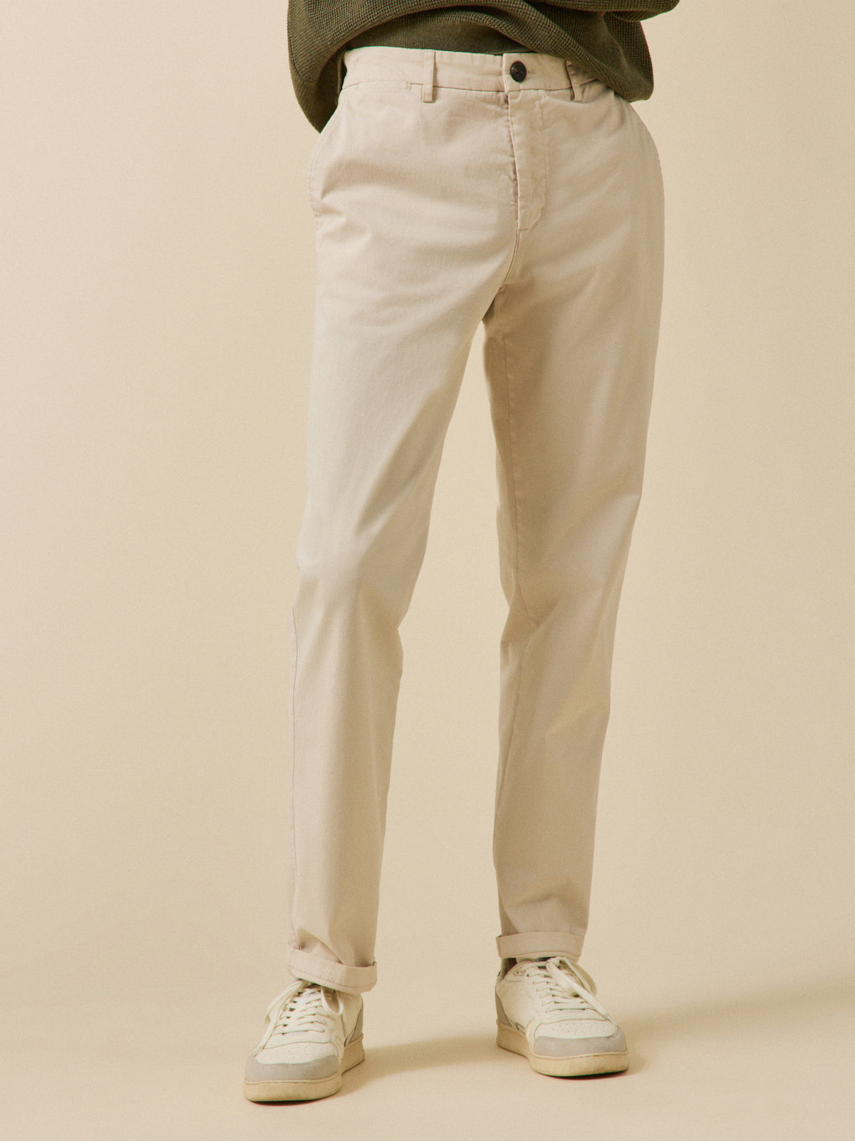 Chino gabardine homme