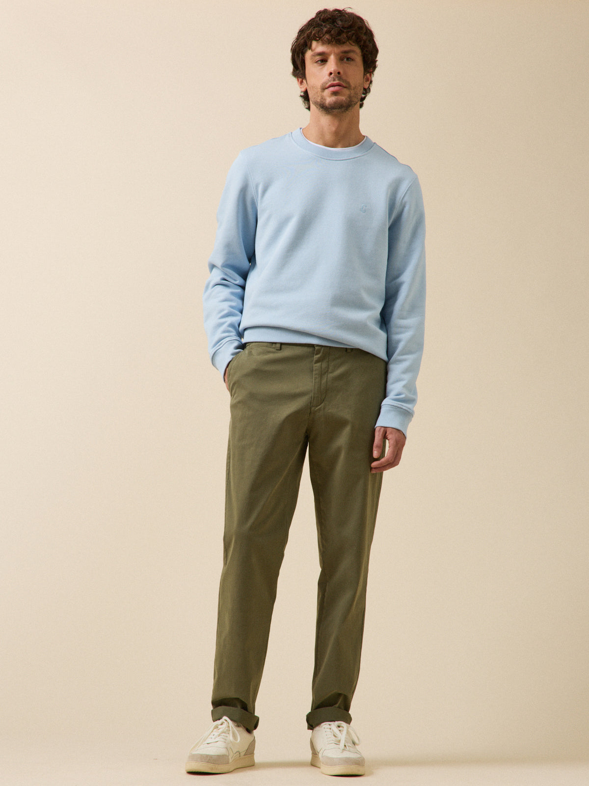 Chino gabardine homme