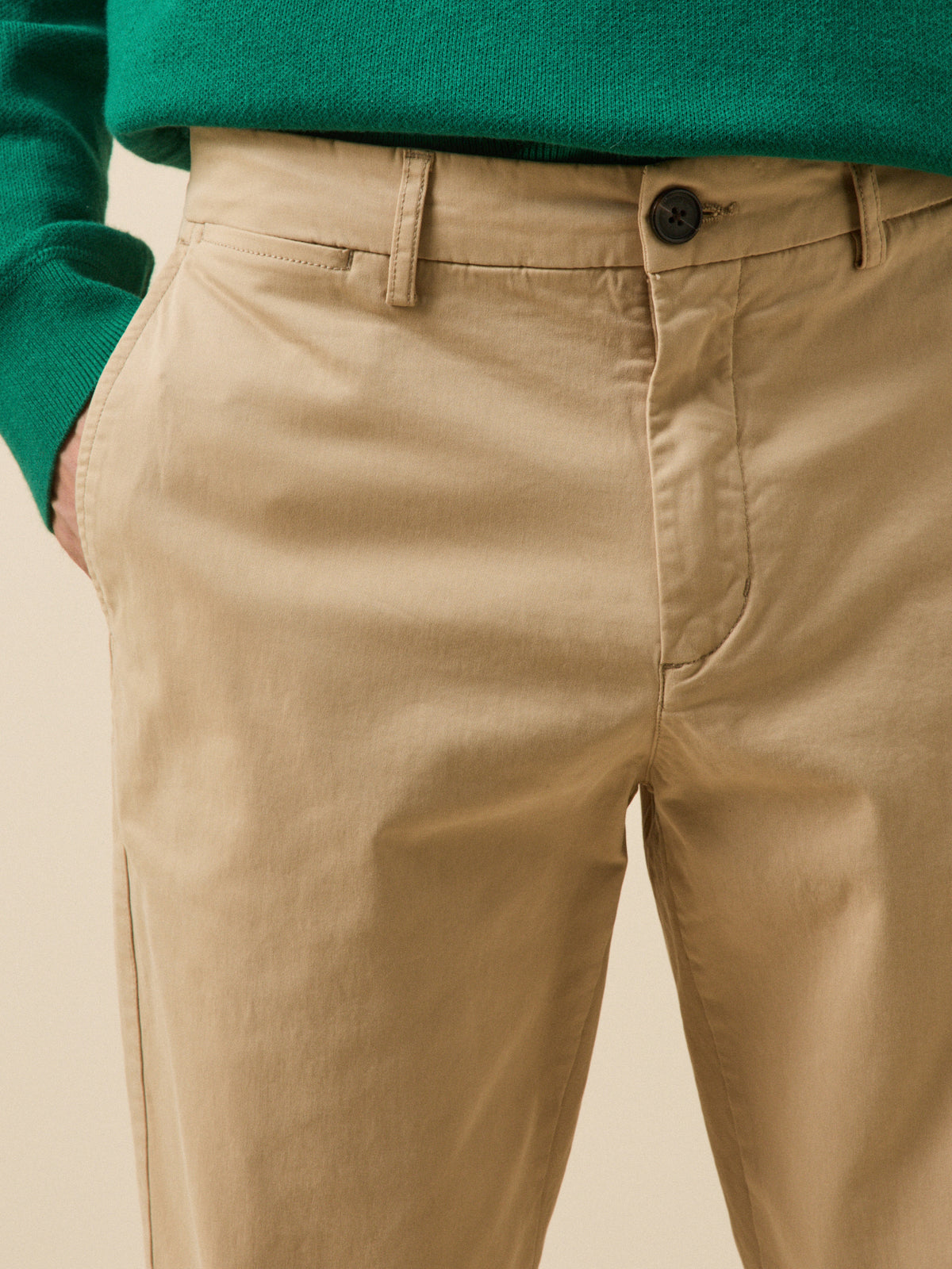 Chino gabardine homme