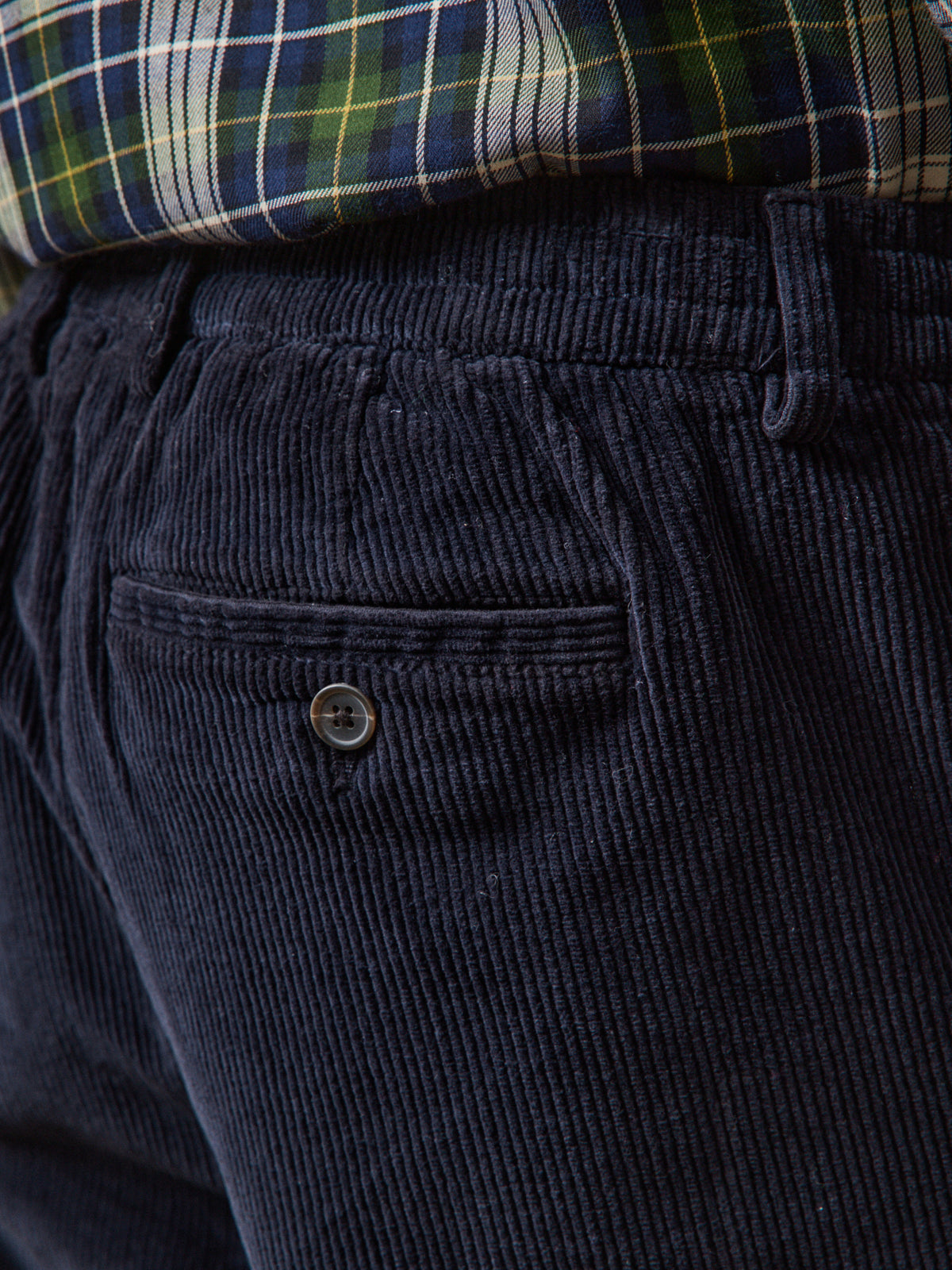 Pantalon taille élastiquée velours homme