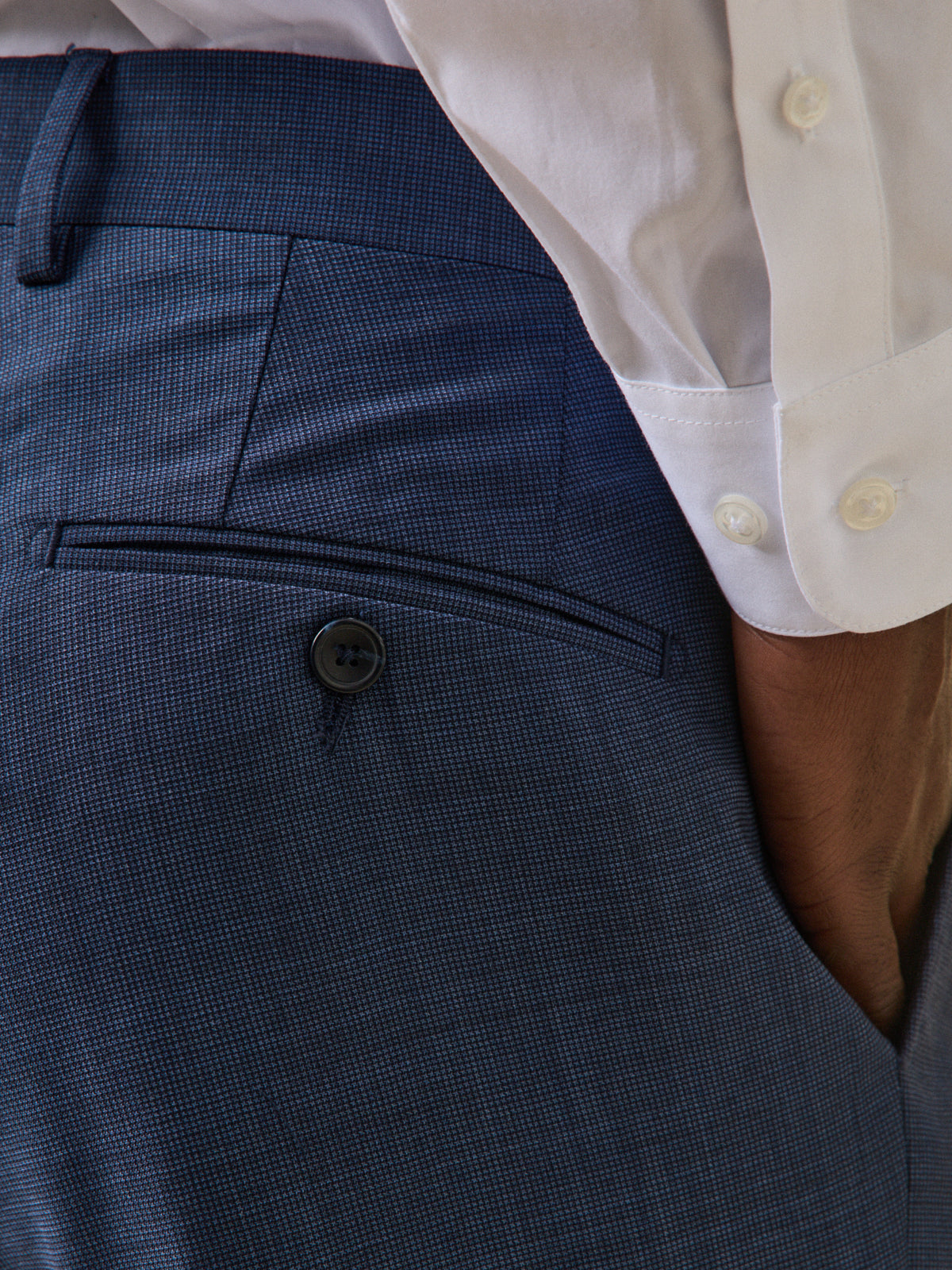 Pantalon de costume homme super 110's