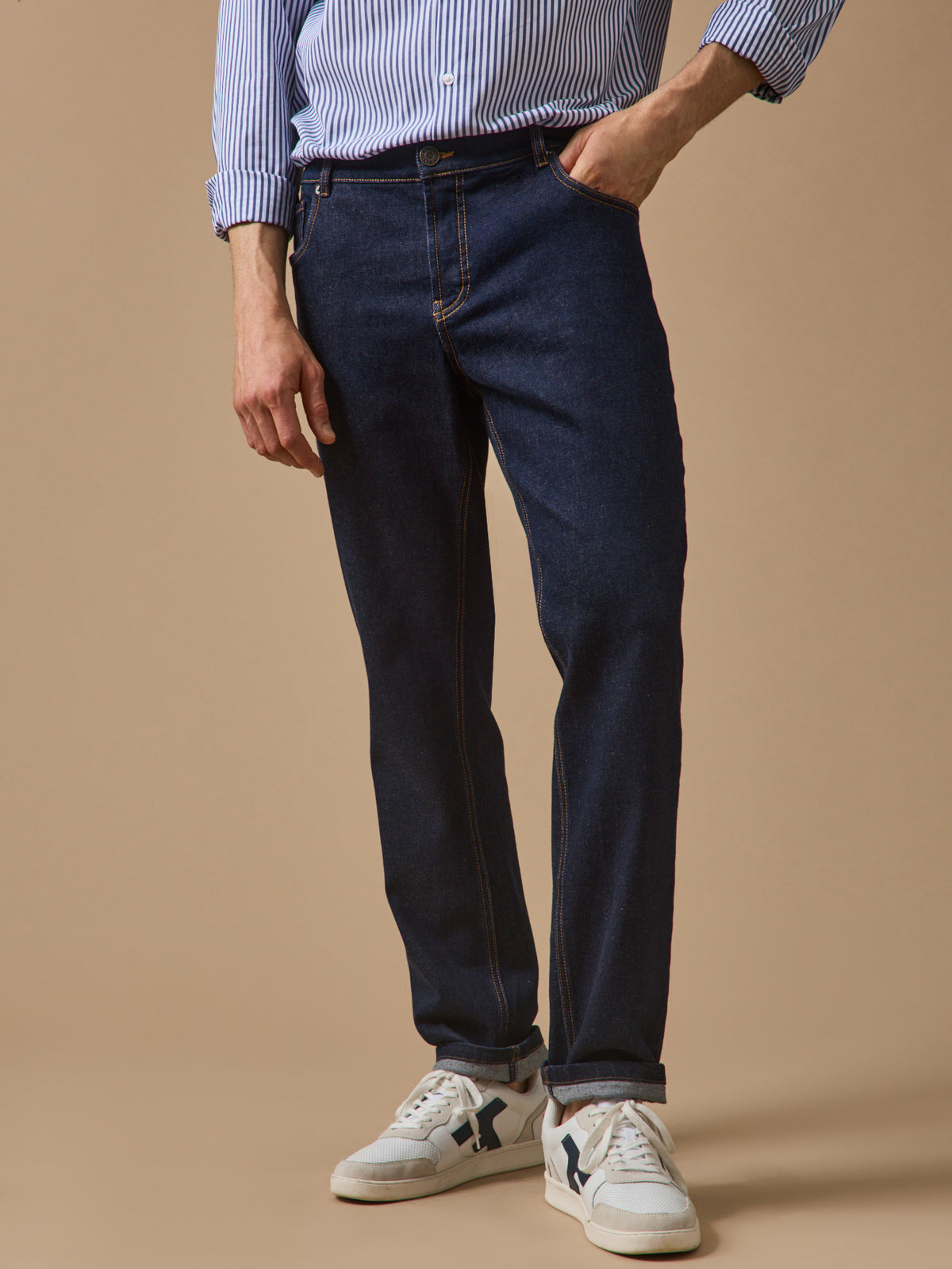 Jean regular homme coton biologique