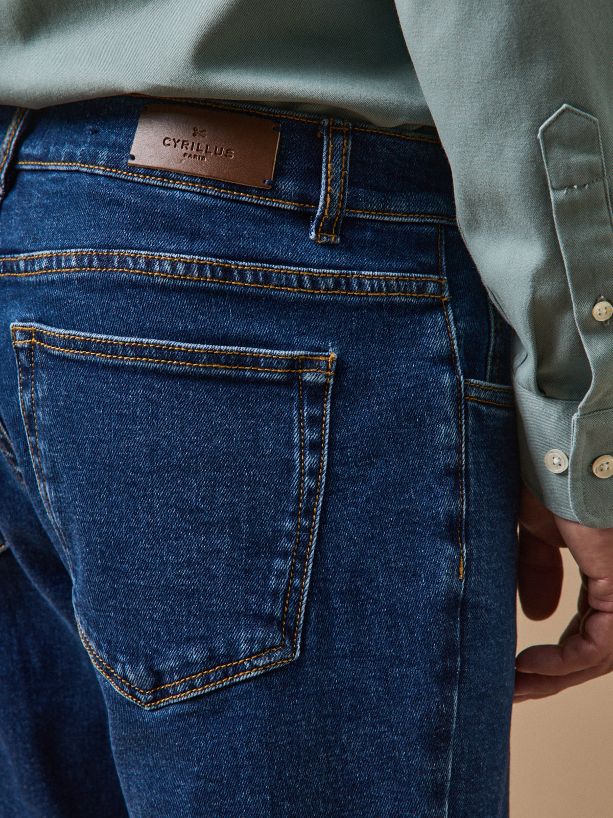 Jean regular homme coton biologique
