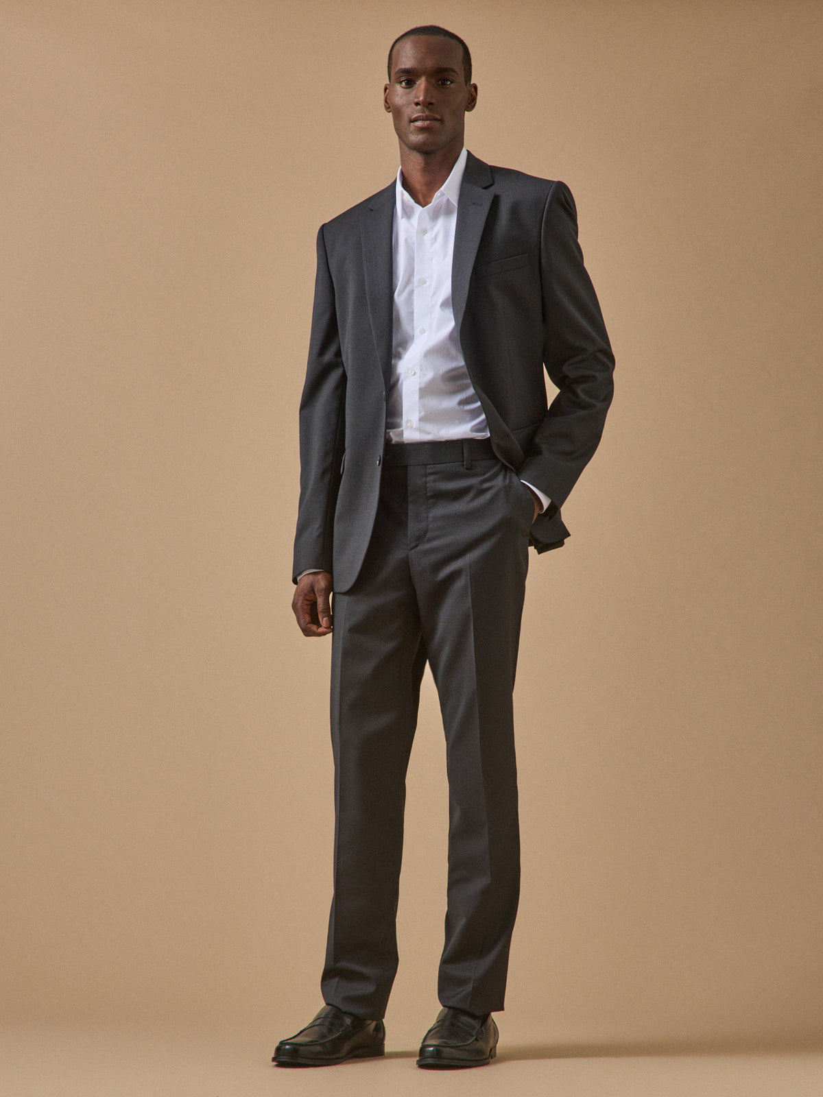Pantalon de costume homme 100% laine