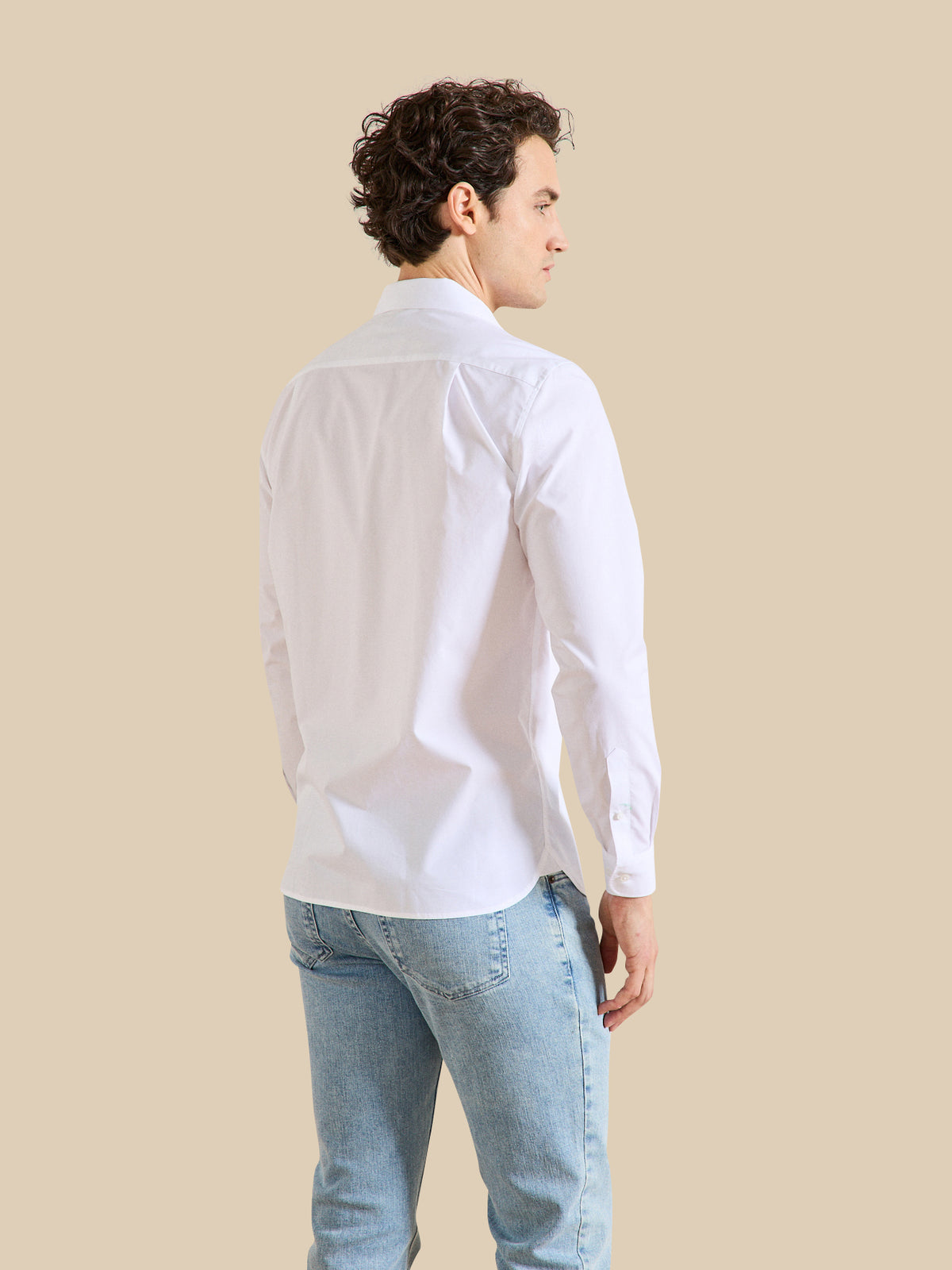 Chemise Regular Fit homme popeline unie easy care