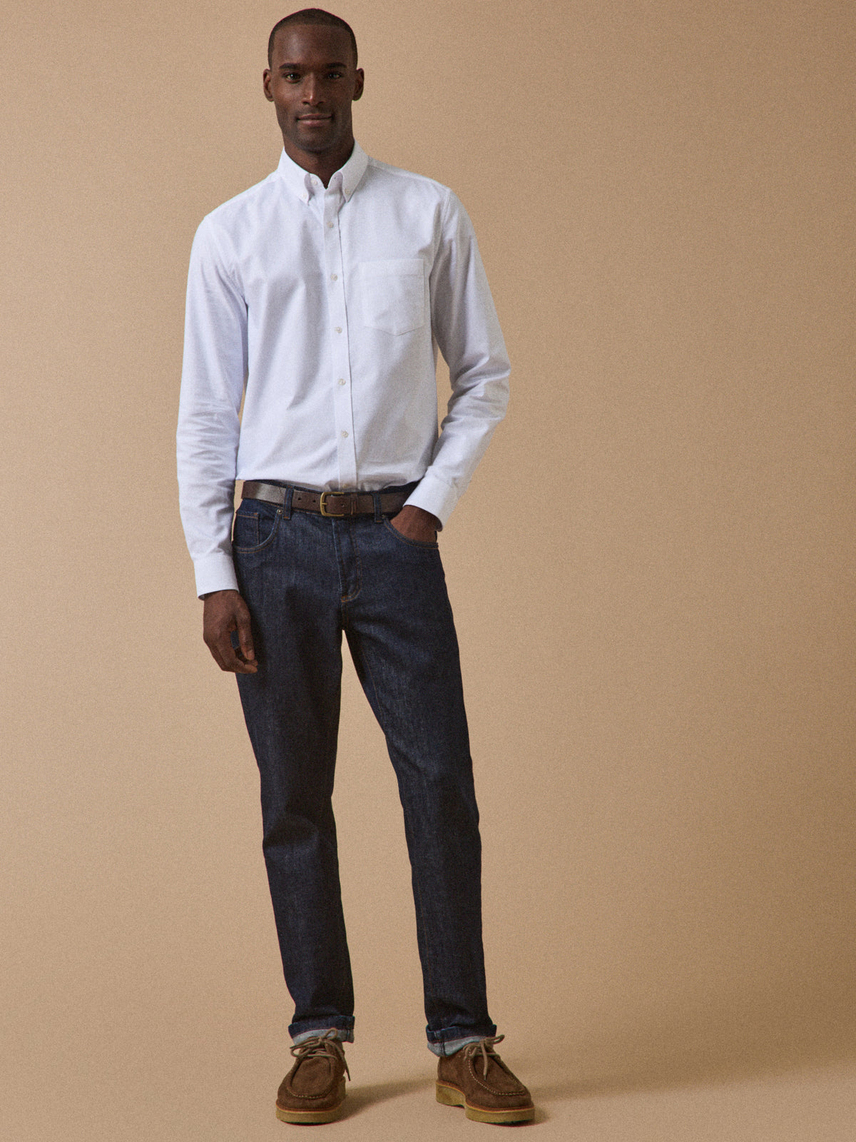 Chemise oxford homme coupe contemporaine