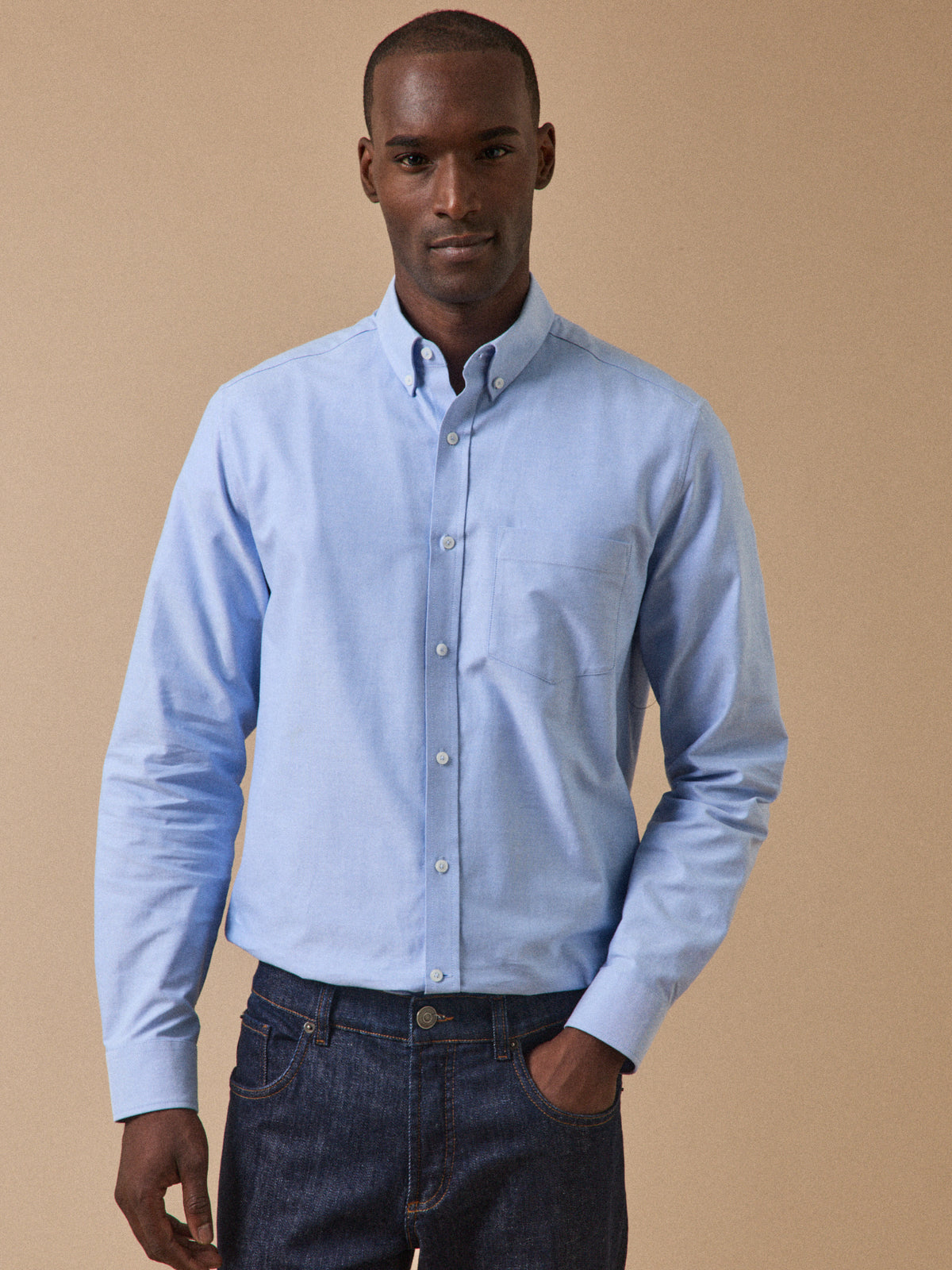 Chemise oxford homme coupe contemporaine