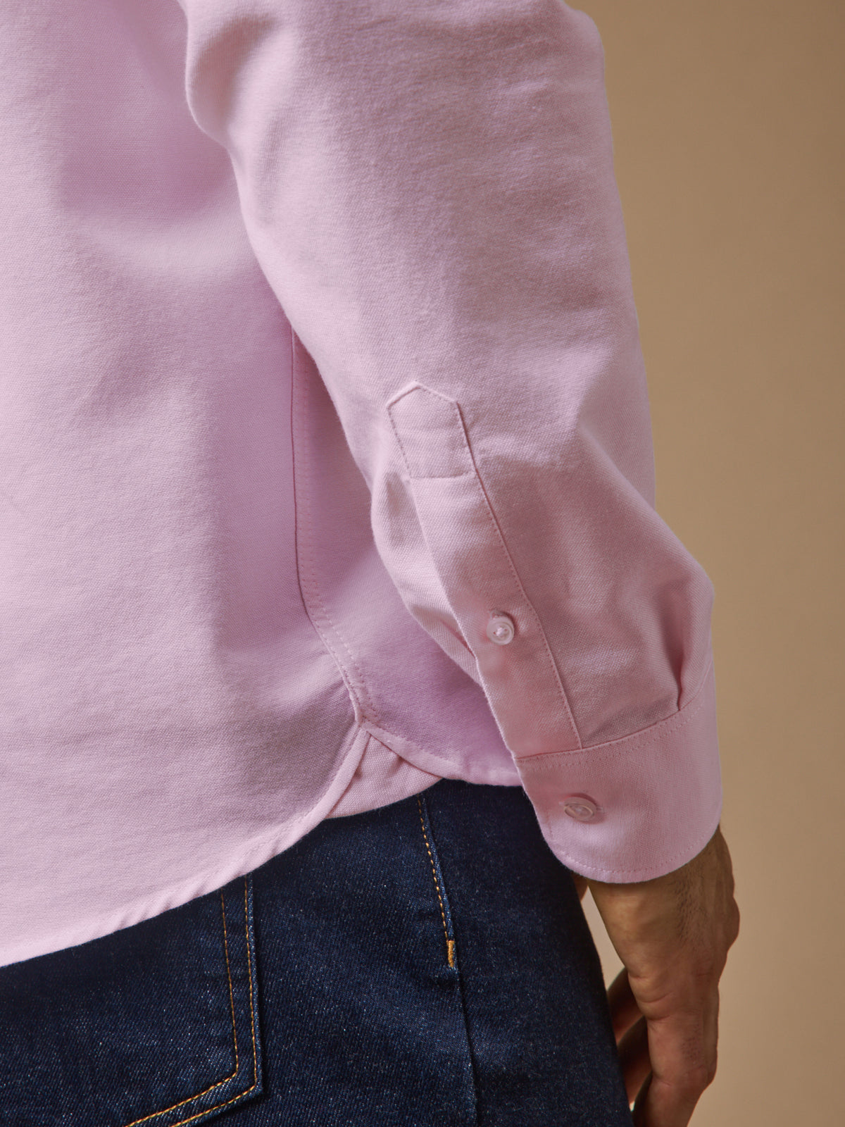 Men's Oxford cloth shirt with contemporary classic fit
