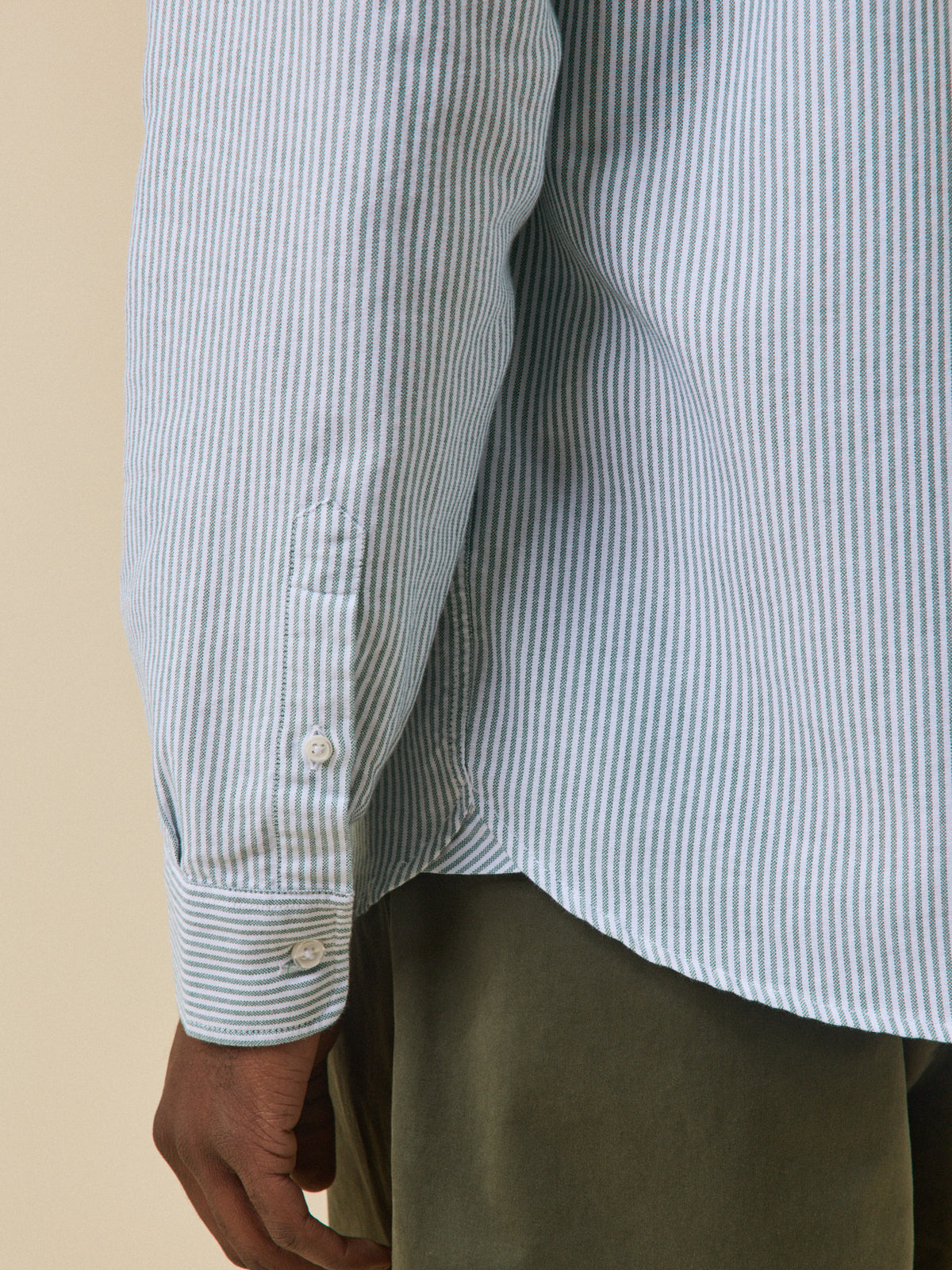 Men's Oxford cloth shirt with contemporary classic fit