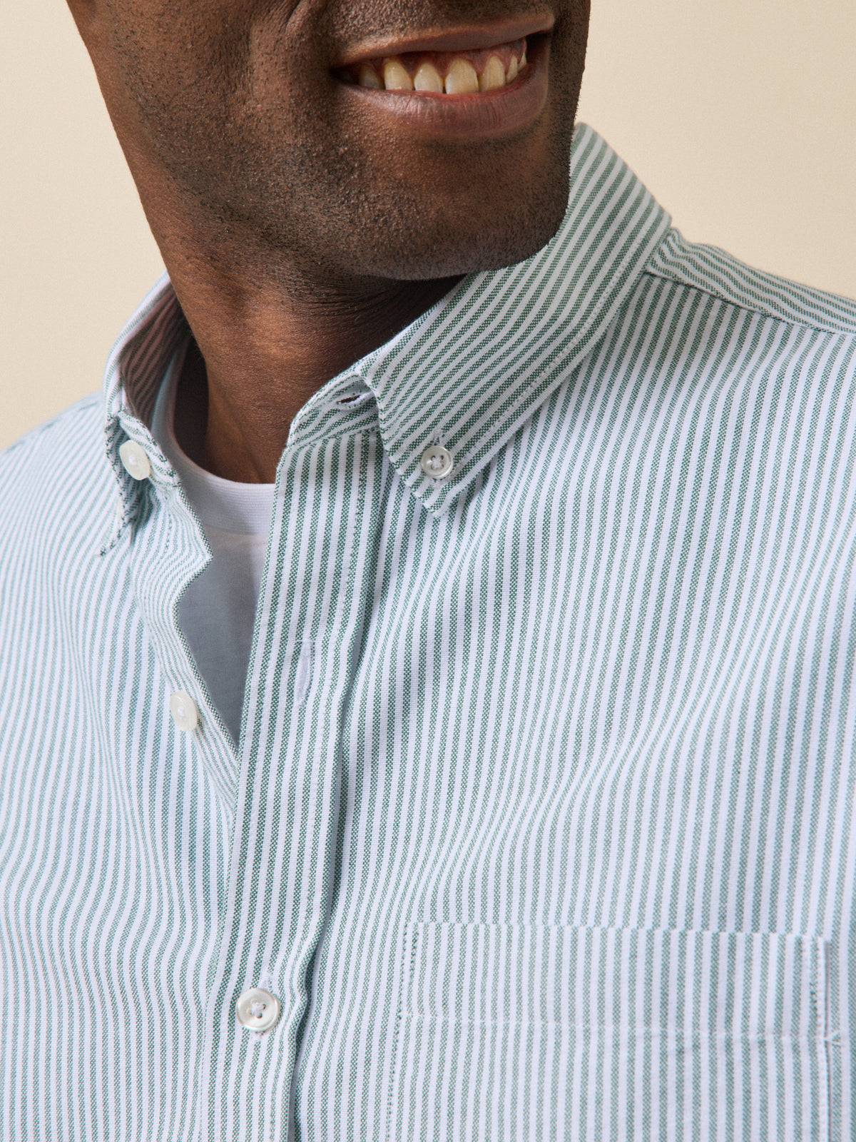 Men's Oxford cloth shirt with contemporary classic fit
