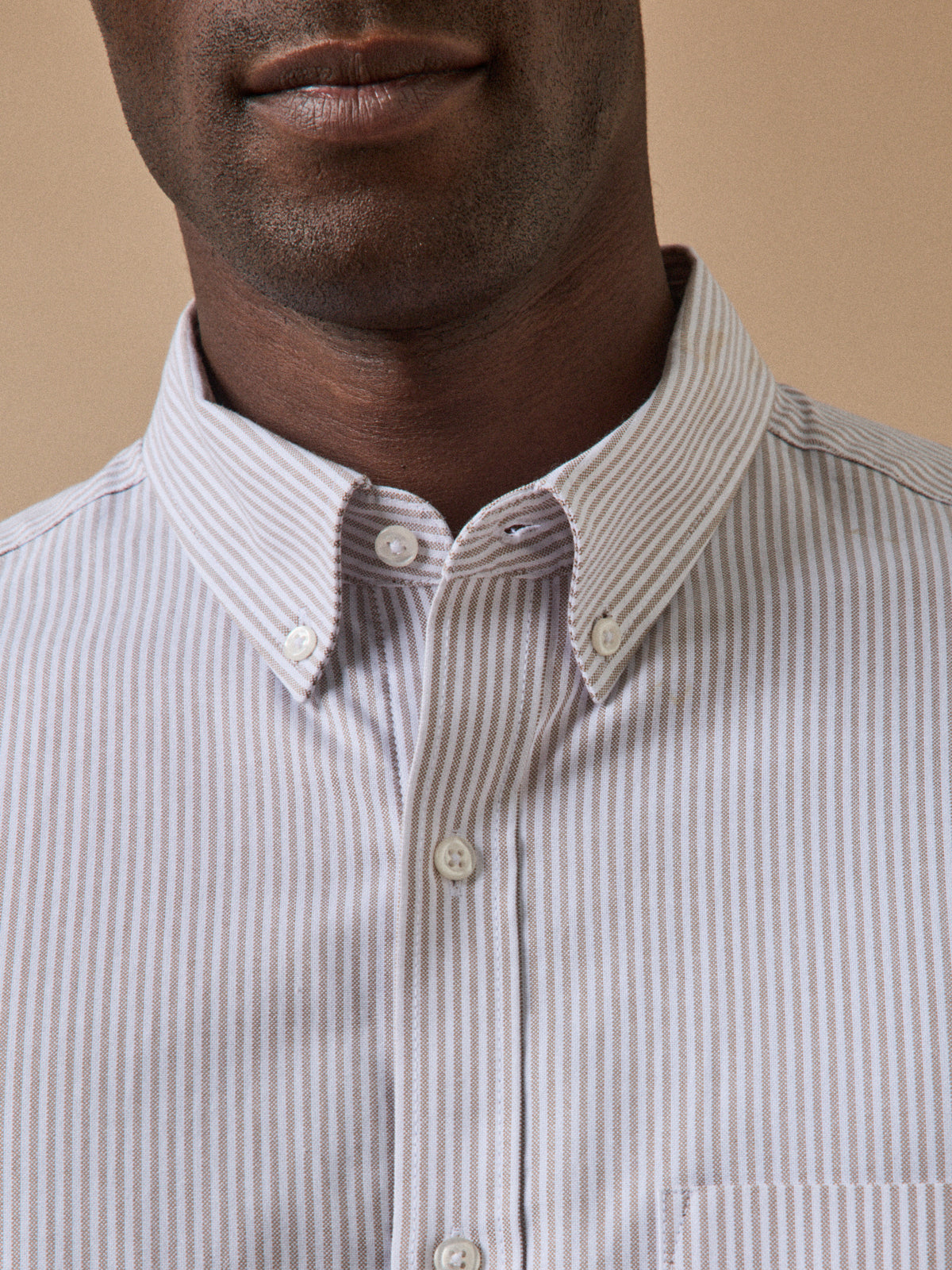 Men's Oxford cloth shirt with contemporary classic fit