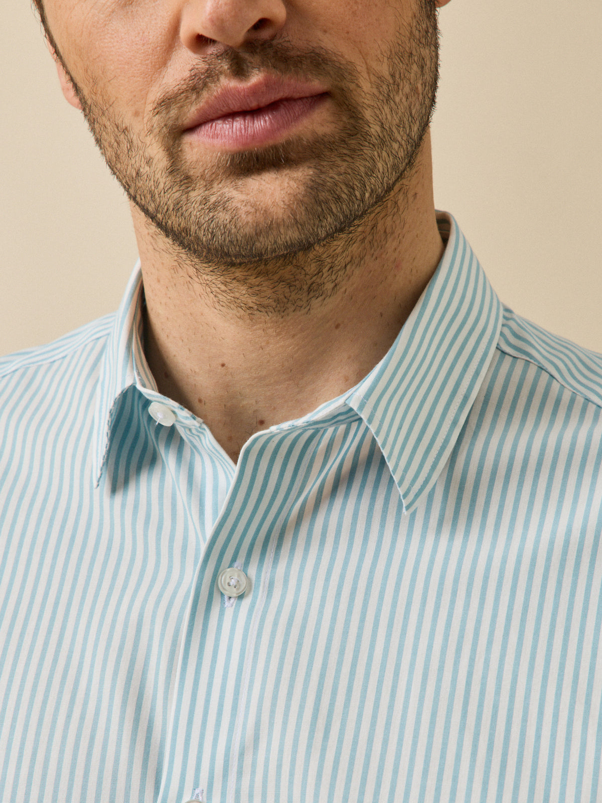 Chemise rayée homme coupe contemporaine