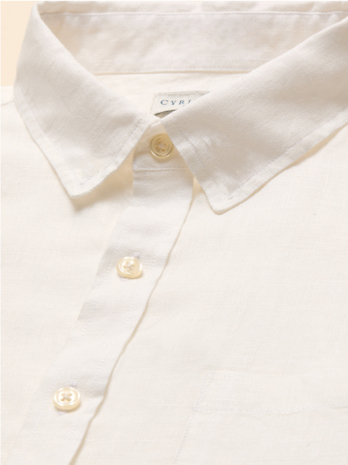 Chemise en lin homme coupe contemporaine