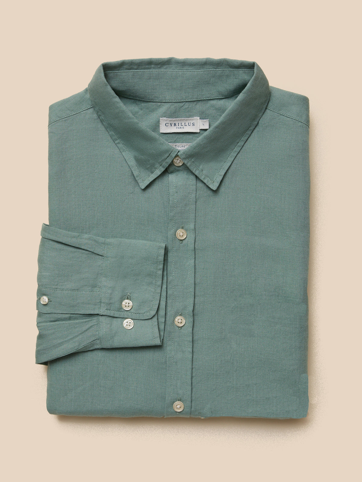 Chemise en lin homme coupe contemporaine