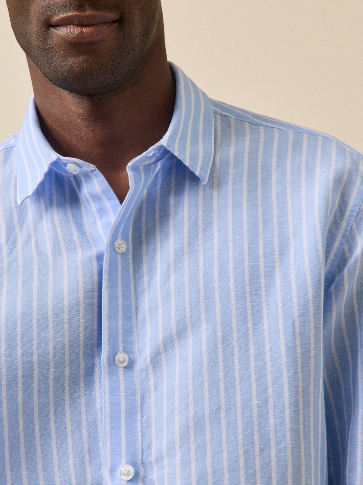 Chemise rayée homme coupe contemporaine