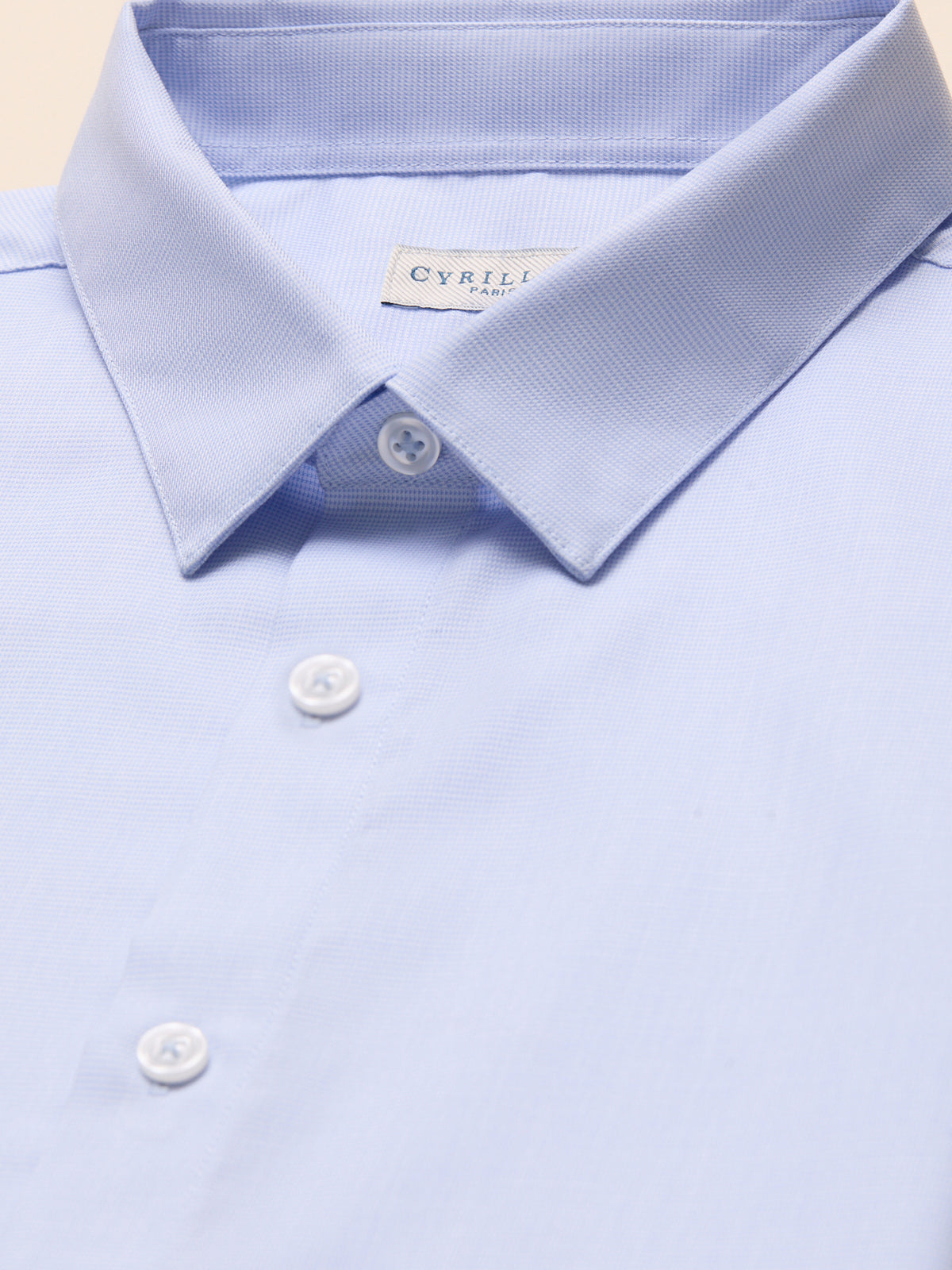 Chemise pinpoint homme coupe ajustée