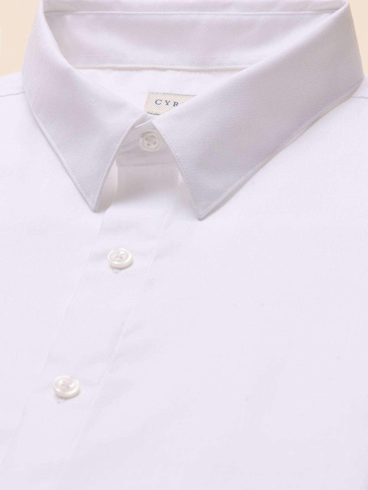 Chemise twill uni homme coupe ajustée