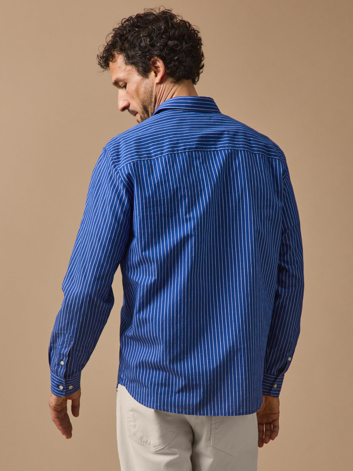 Chemise homme rayée - coupe contemporaine