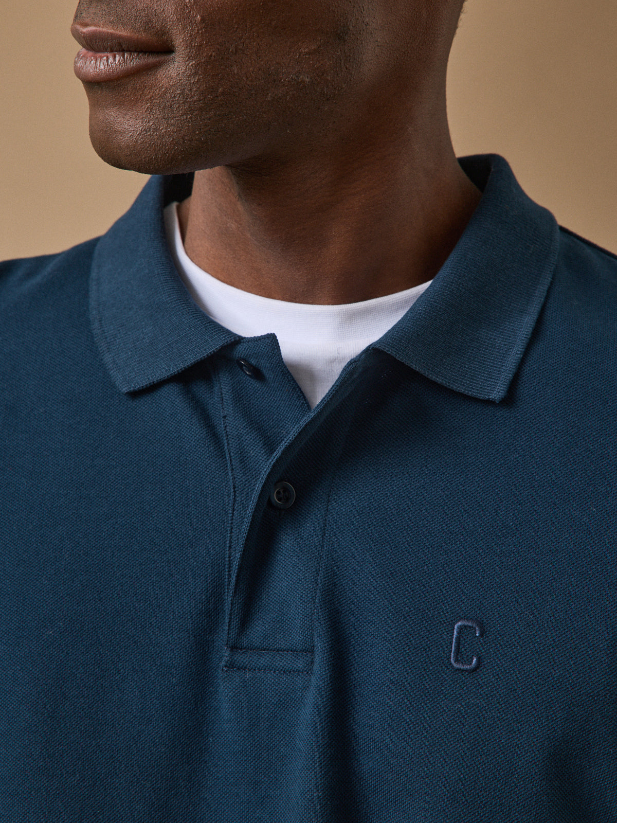 Polo maille piquée homme coton biologique