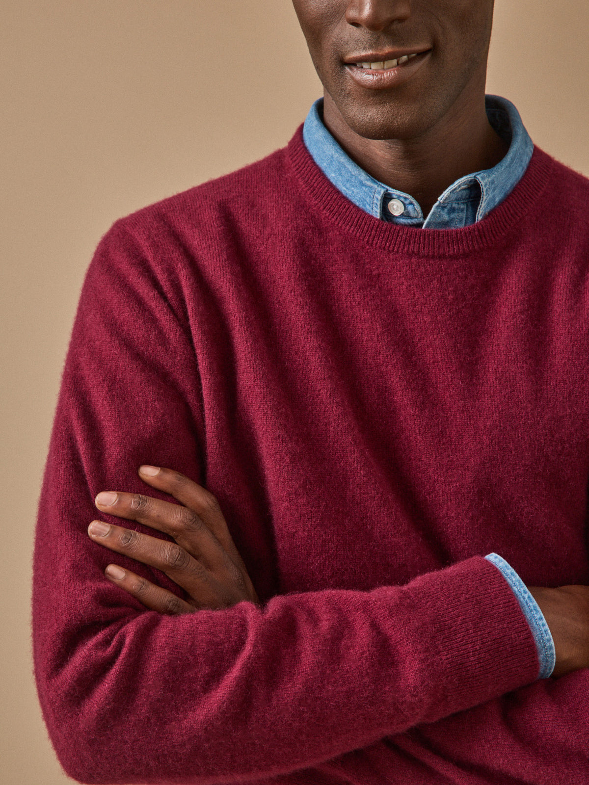 Men's round-neck sweater - The Cashmere Collection