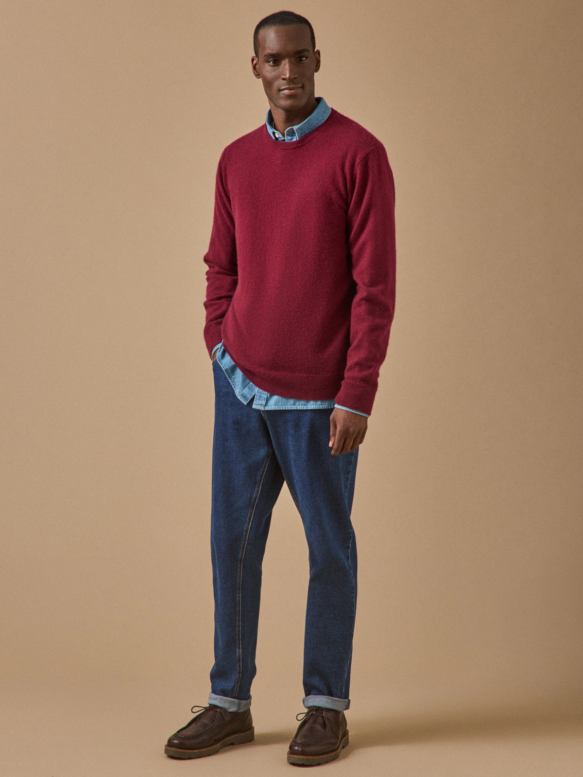 Men's round-neck sweater - The Cashmere Collection