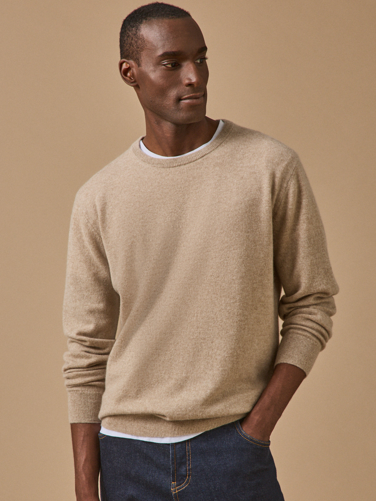 Pull col rond homme - Collection Cachemire