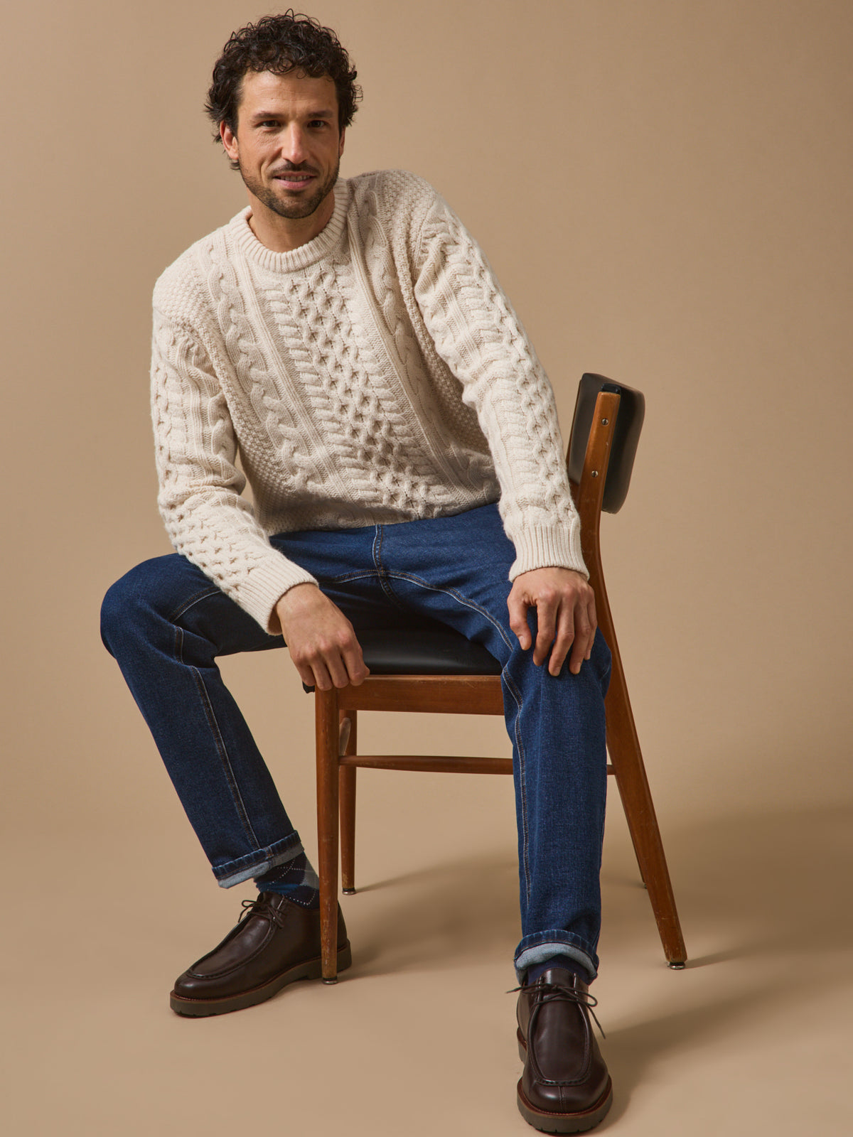 Pull torsades homme