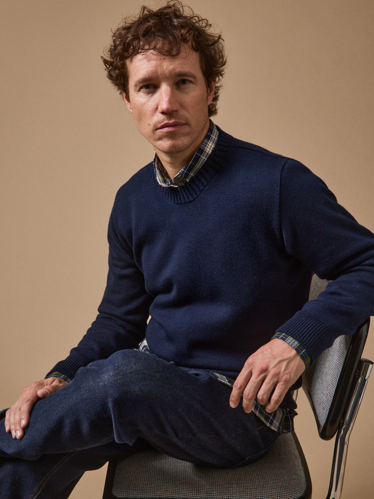 Men's merino wool sweater - Cyrillus x Les 3 Tricoteurs